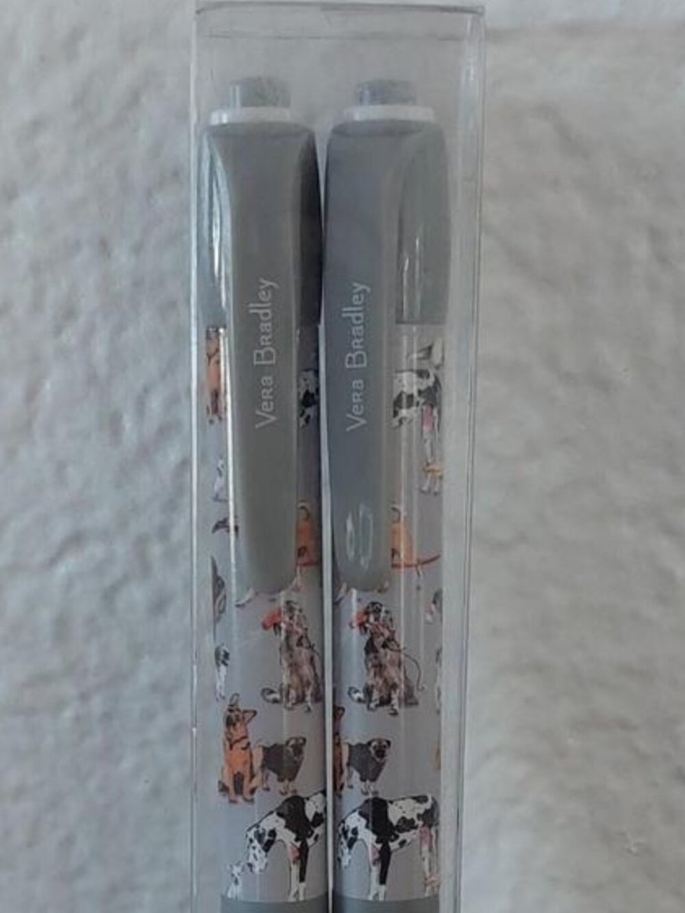 RARE BEST IN SHOW DOG Vera Bradley click pens PET GRAY design #verabradley #stat